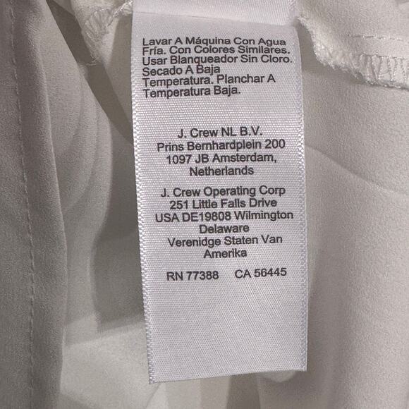 J. Crew Velvet Tie-neck top Medium - Picture 8 of 9